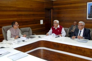 Madhya Pradesh Chief Minister Shivraj Singh Chouhan met investors in Bhopal on Monday, January 5, 2014