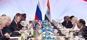 Prime Minister Narendra Modi and Russian President Vladimir Putin lead delegation level talks in Goa