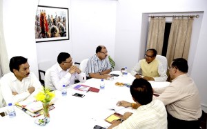 Chief Minister Shivraj Singh Chouhan today reviewed the flood situation in Madhya Pradesh