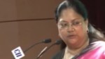 Rajasthan Chief Minister Vasundhara Raje