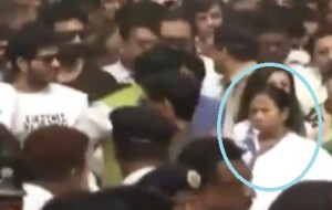 West Bengal Chief Minister Mamata Banerjee led a protest in Kolkata