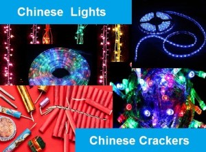 Chinese lights and Chinese crackers