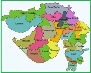 gujarat map
