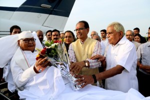 The outgoing MP Governor Ramnarash Yadav was 