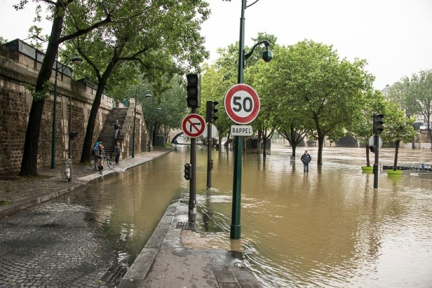 The Seine flood