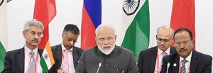 Prime Minister gives opening remarks at the Russia-India-China (RIC) Informal Meeting on the sidelines of G20 Summit 2019 in Osaka