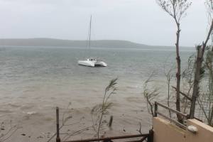 The remains of our jetty