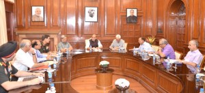Home Minister Rajnath Singh and Defence Minister Manohar Parrikar