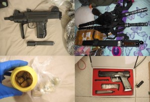 drugs illagal weapons