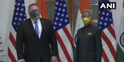 US Secretary of State Michael Pompeo meets External Affairs Minister Dr S Jaishankar