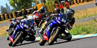 Vijay S - winner of the Stock 165cc -Novice Race June 8