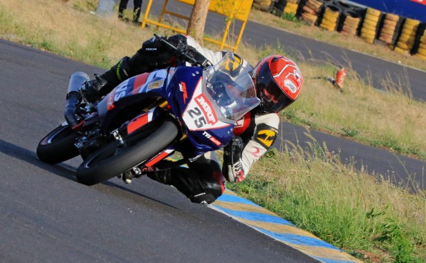 Deepak Ravikumar - winner of the Pro-Stock 301-400cc race June 8