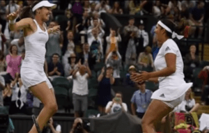 Sania Mirza-Martina Hingis Win Women's Doubles: The victory moment!