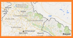 Uttarakhand map