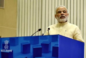 Prime Minister Narendra Modi delivering the inaugural address at the NITI ‘Transforming India’ Lecture Series, in New Delhi on August 26, 2016.