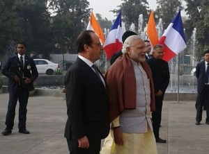 Hollande-Modi in India
