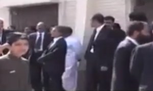 Just before the explosion at the Quetta hospital