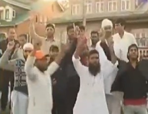 Opposition MPs were greeted by slogans