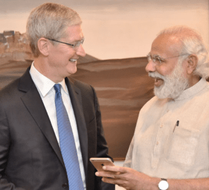 Apple CEO Tim Cook met PM Modi in Delhi